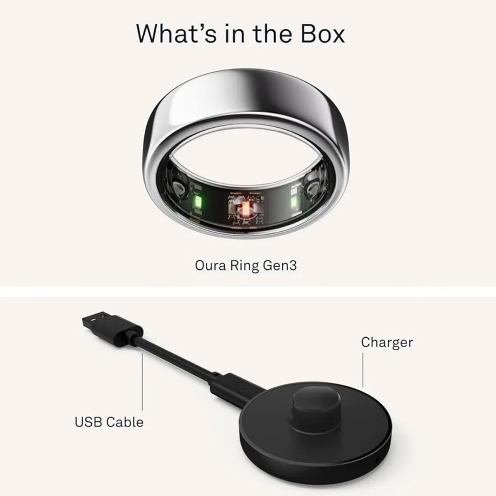 Oura Ring, Gen 3, size 8 - Picture 7 of 11